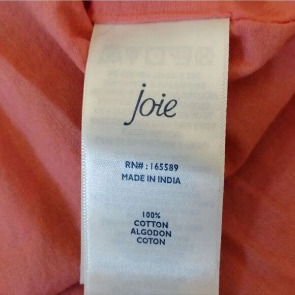 JOIE Tea Rose Red Floral Sleeveless Tiered Cotton Maxi Dress Large NWT - Picture 16 of 16